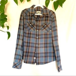 Aritzia TNA | Classic Fit Plaid Flannel Shirt
